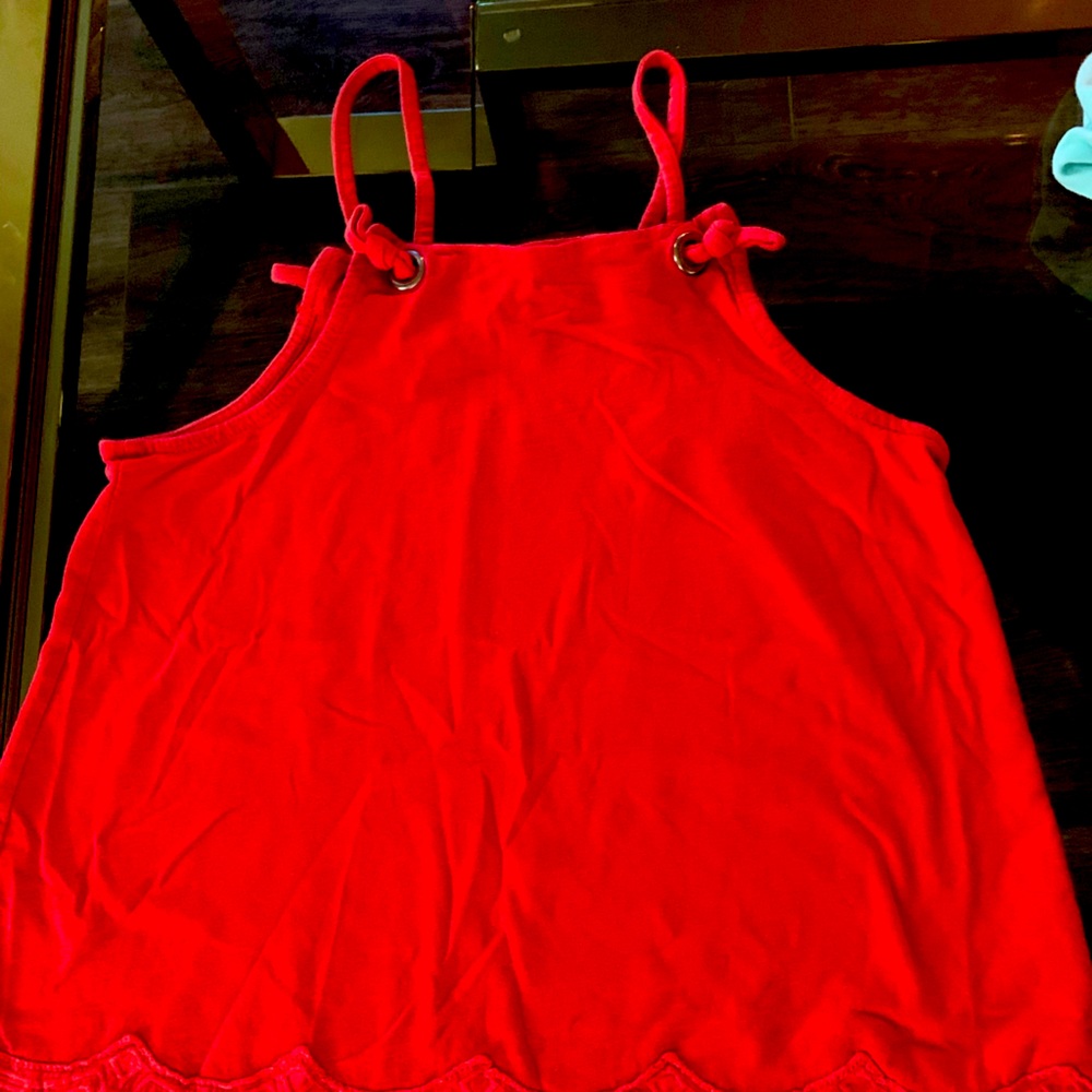 A cute red shirt from Zara